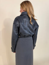 Load image into Gallery viewer, Bomber Old Grey | Ecopelle | CROP.