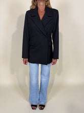 Carica l'immagine nel visualizzatore di Gallery, Blazer doppiopetto black