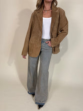 Load image into Gallery viewer, Giacca Crosta | Sabbia | Vera Pelle