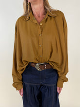 Load image into Gallery viewer, Camicia balloon Senape | Viscosa