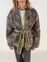 Load image into Gallery viewer, Kimono trapuntato Jaquard | Viscose & wool