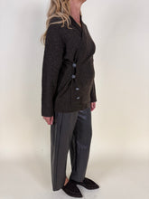 Load image into Gallery viewer, Cardigan Andrea bottone laterale | Lana e alpaca