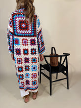 Carica l'immagine nel visualizzatore di Gallery, Cardigan Crochet Long | Multicolor