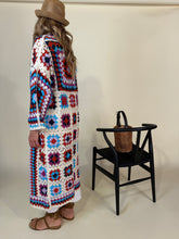 Carica l'immagine nel visualizzatore di Gallery, Cardigan Crochet Long | Multicolor