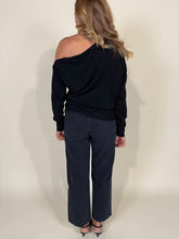 Carica l'immagine nel visualizzatore di Gallery, Maglia Barchetta | Nera