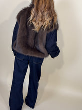 Carica l'immagine nel visualizzatore di Gallery, Bomber Denim | Pelliccia