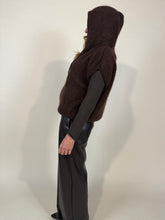 Load image into Gallery viewer, Gilet candy I con cappuccio I moro