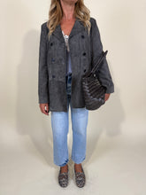 Carica l'immagine nel visualizzatore di Gallery, Blazer Smoke Camoscio I Artigianale