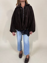 Carica l'immagine nel visualizzatore di Gallery, Bomber in suede I Moro