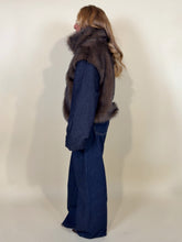 Carica l'immagine nel visualizzatore di Gallery, Bomber Denim | Pelliccia
