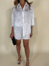 Load image into Gallery viewer, Camicia con frange | White