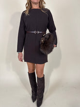 Carica l'immagine nel visualizzatore di Gallery, Abito in maglia con cintura I Moro