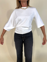 Load image into Gallery viewer, T-shirt Asimmetrica | White | MODAL.