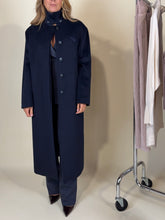 Carica l'immagine nel visualizzatore di Gallery, Cappotto Dark Blue | Wool
