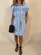 Carica l'immagine nel visualizzatore di Gallery, Abito Denim | Light Blue | Short.