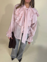 Carica l'immagine nel visualizzatore di Gallery, Camicia Crema | Volant | Misto Lino | Più colori