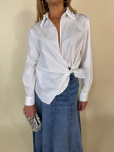 Carica l'immagine nel visualizzatore di Gallery, Camicia Perla e Nodo | White