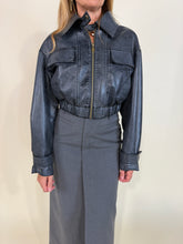 Load image into Gallery viewer, Bomber Old Grey | Ecopelle | CROP.