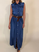 Carica l'immagine nel visualizzatore di Gallery, Abito Chambray | Blue Denim.