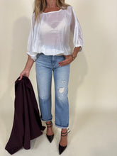 Carica l'immagine nel visualizzatore di Gallery, Camicia velata I panna