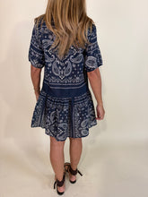 Load image into Gallery viewer, Abito Bandana | Blue | Viscosa & Cotone.