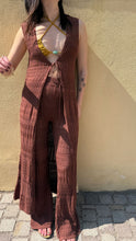 Load image into Gallery viewer, Gilet Isla in lurex I Bruciato