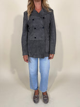 Carica l'immagine nel visualizzatore di Gallery, Blazer Smoke Camoscio I Artigianale