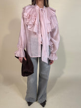 Carica l'immagine nel visualizzatore di Gallery, Camicia Crema | Volant | Misto Lino | Più colori