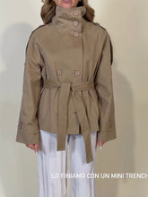 Load image into Gallery viewer, Trench Corto | Cammello