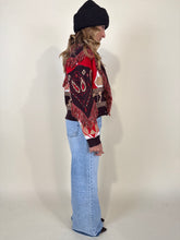 Carica l'immagine nel visualizzatore di Gallery, Cardigan Bandana | Botton | Red