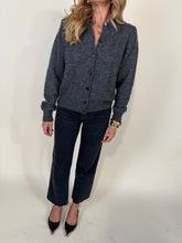Carica l'immagine nel visualizzatore di Gallery, Cardigan Smokey | Grey | Lana & Cashmere