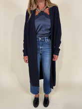 Carica l'immagine nel visualizzatore di Gallery, Cardigan blu long