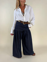Carica l'immagine nel visualizzatore di Gallery, Panta gonna in dark denim