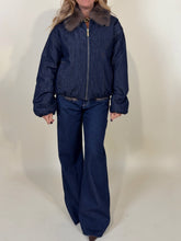 Carica l'immagine nel visualizzatore di Gallery, Bomber Denim | Pelliccia