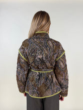 Load image into Gallery viewer, Kimono trapuntato Jaquard | Viscose & wool