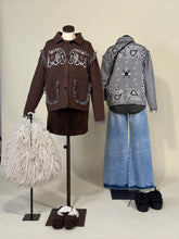 Carica l'immagine nel visualizzatore di Gallery, Giacca Bandana | Cardigan | Più colori | Lana & Cashmere