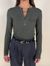 Load image into Gallery viewer, T-Shirt Serafino | Costina | Misto Cashmere | Più Colori