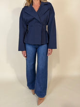 Carica l'immagine nel visualizzatore di Gallery, Giacca V | Cotone | Dark Blue