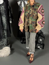 Carica l'immagine nel visualizzatore di Gallery, Sahariana Foderata Crochet Lana