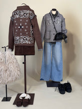 Carica l'immagine nel visualizzatore di Gallery, Giacca Bandana | Cardigan | Più colori | Lana & Cashmere I PREORDINE