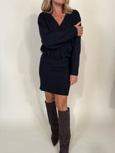 Carica l'immagine nel visualizzatore di Gallery, Abito Sami | Black | Frange