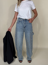 Carica l'immagine nel visualizzatore di Gallery, Denim Work Strass