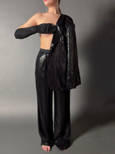 Carica l'immagine nel visualizzatore di Gallery, Blazer con paillettes I nero | Rame