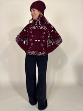 Carica l'immagine nel visualizzatore di Gallery, Bomber Bandana | Cardigan | Lana & Cashmere
