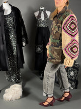 Carica l'immagine nel visualizzatore di Gallery, Sahariana Foderata Crochet Lana