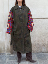 Carica l'immagine nel visualizzatore di Gallery, Sahariana Trench Military | Trapuntato | Crochet