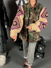 Carica l'immagine nel visualizzatore di Gallery, Sahariana Foderata Crochet Lana