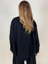 Load image into Gallery viewer, Camicia black Denim Ophelia