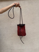 Carica l'immagine nel visualizzatore di Gallery, Secchiello Frida | Zig Zag | Red & Brown
