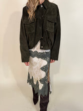 Carica l'immagine nel visualizzatore di Gallery, Bomber Olive | Vera Pelle